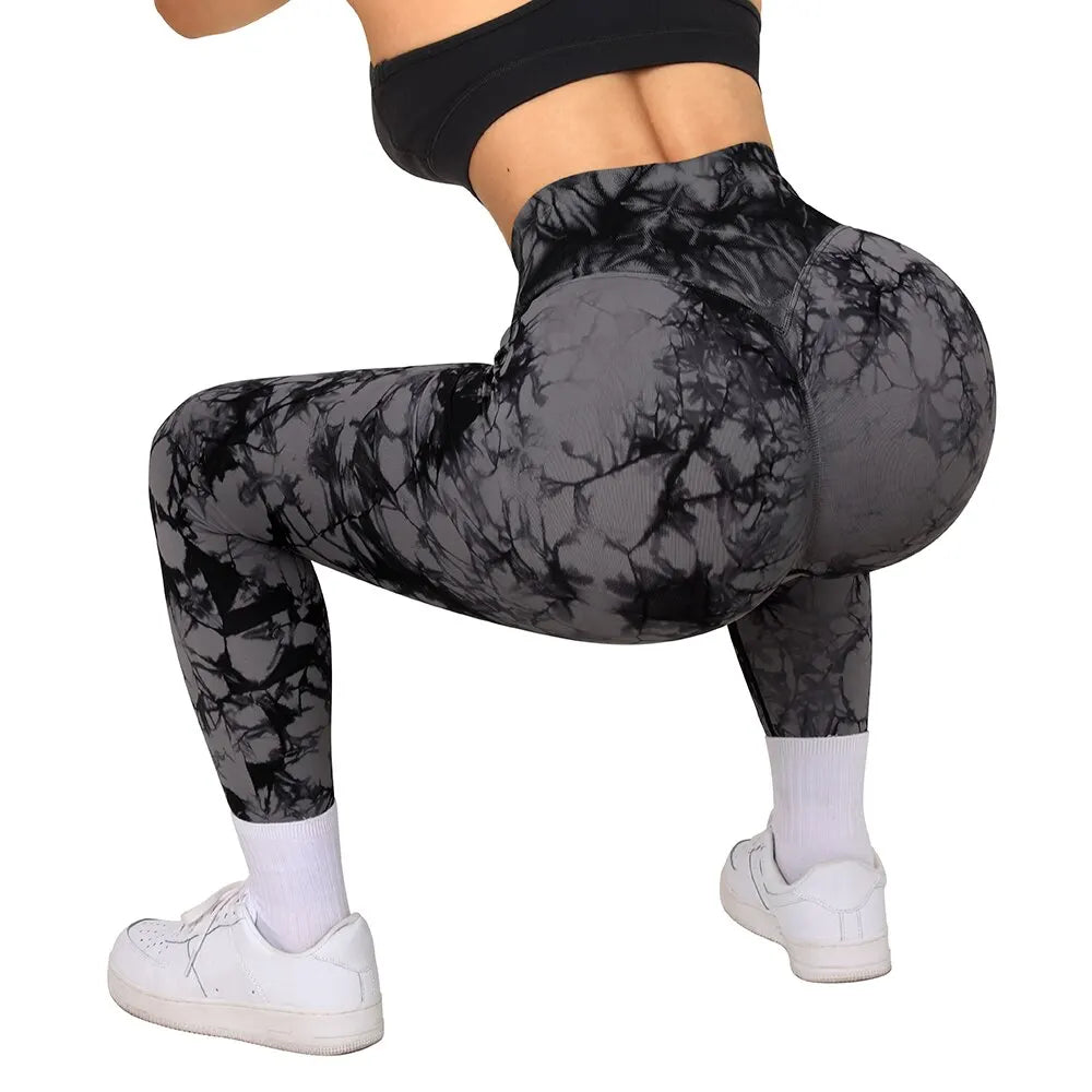 Aught Dye-Legging de fitness push-up pour femme, pantalon de sport d'entraînement, tenue féminine Scrunch Butt, legging de gym sans couture