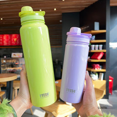 Tyeso – bouteille d'eau Thermos en acier inoxydable, flacon sous vide de Sport Portable, garde le froid et la chaleur, tasse thermique, gobelet isolé pour voiture