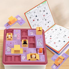 Jouets pour enfants, jeu de société d'entraînement à la pensée logique, puzzle labyrinthe, activités de voyage, jouets éducatifs, jeu interactif Parent-enfant
