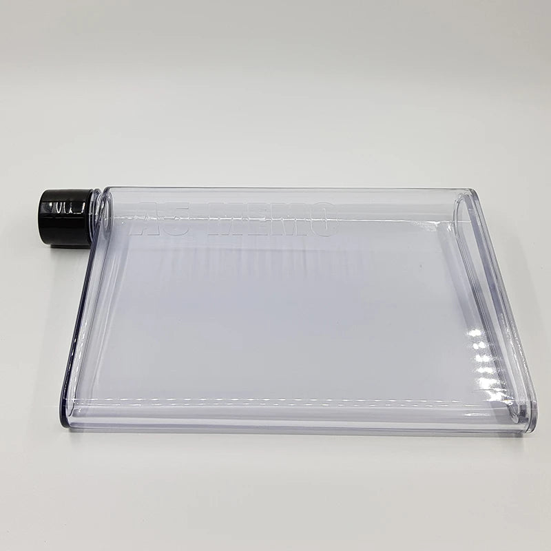 Bouteille d'eau De 750ml, bouteille De sport plate en cristal, verres transparents, bouilloire en plastique, tasse Portable Jarra De Agua