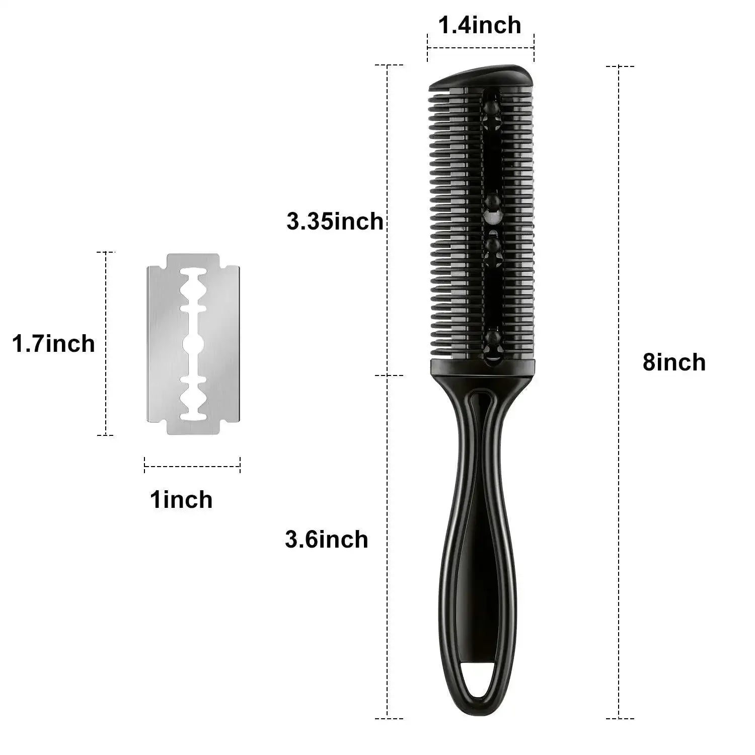 Peigne de coupe de cheveux, accessoires de tondeuse à cheveux de coiffure professionnelle, spécial pour perruques de vrais cheveux