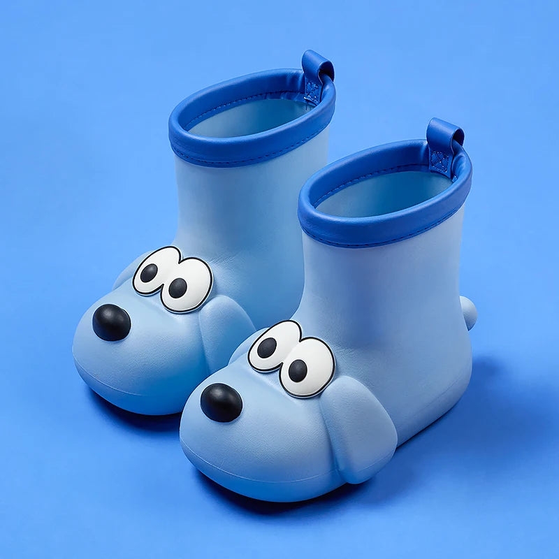 Chaussures de pluie pour chiots, bottes de pluie antidérapantes pour garçons et bébés, modèle féminin, couvre-chaussures en caoutchouc imperméable pour filles