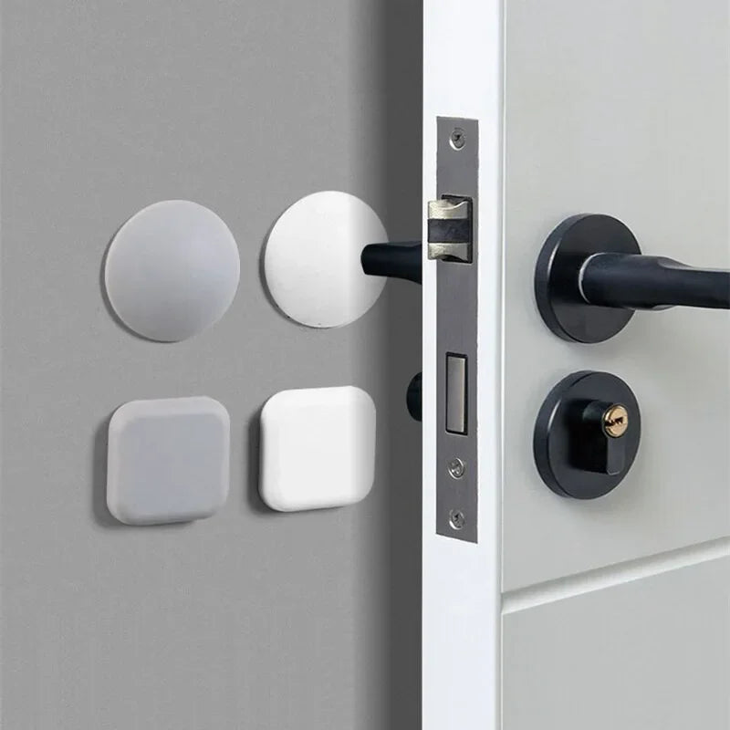 Self-adhesive silicone door handle bumper, silent door stop, shock protection, wall protection, home improvement