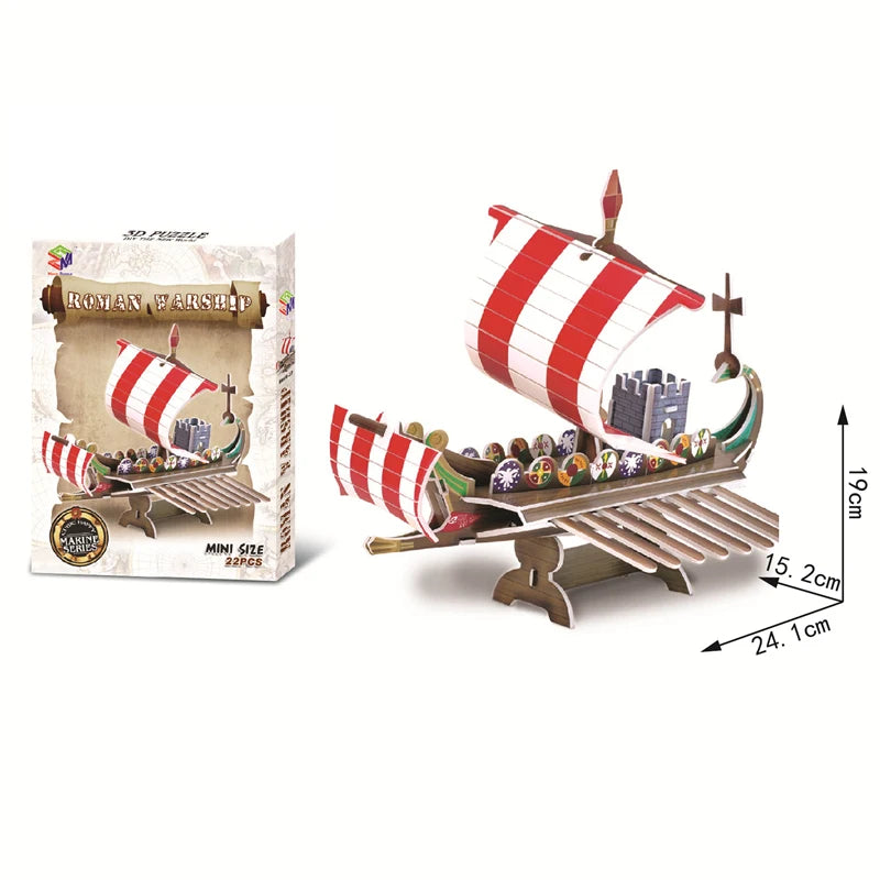 Jouets éducatifs Puzzles 3D jouets enfants développement intellectuel mondes Construction de bâtiments célèbres Puzzles 3D jouet