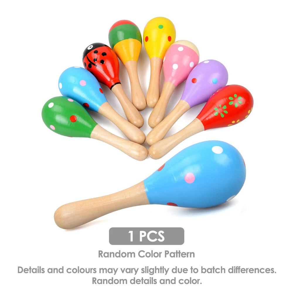 Jouets pour bébé Montessori 9 en 1, ensemble musical en bois: hochet Xylophone, cloche de tambour, puzzle 3D, cadeaux d'apprentissage sensoriel pour 0-12 mois 1-3