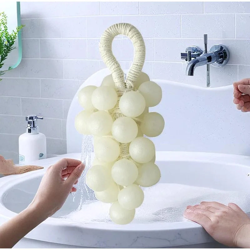 Barre de savon faite à la main, bouquets de raisin perlé, bain, lavage, nettoyage et boîte cadeau nourrissante, savon, Extraction de plantes, élimine la saleté douce