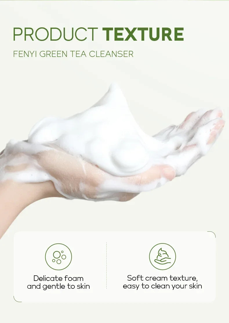 Nettoyant pour le visage à la vitamine C, nettoyage en profondeur, hydratant, élimination des points noirs, soins de la peau, mousse de lavage du visage, soins pour la peau