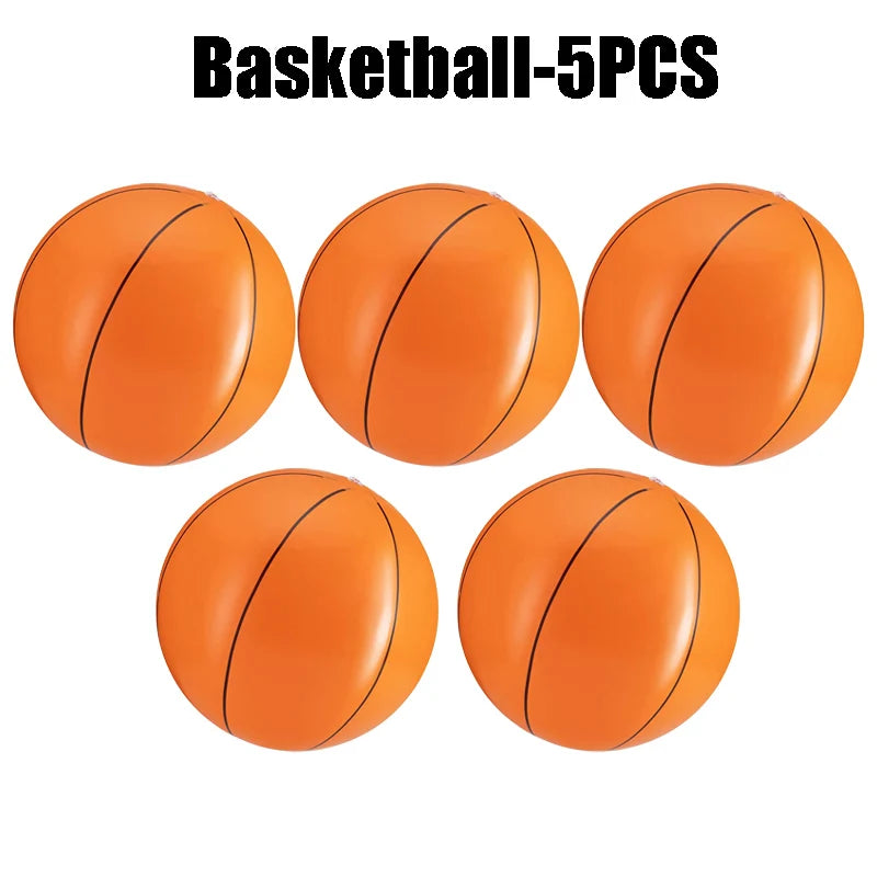 Inflatable beach balls: Baseball, beach basketball, beach soccer ball for children, toy ball, hello ball, summer sports, children's gift ball
