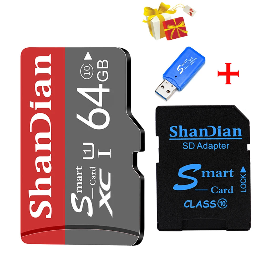 Carte SD intelligente originale 64 go classe 10 carte mémoire Smart SD 16 go 32 go carte TF intelligente pour Smartphone tablette PC