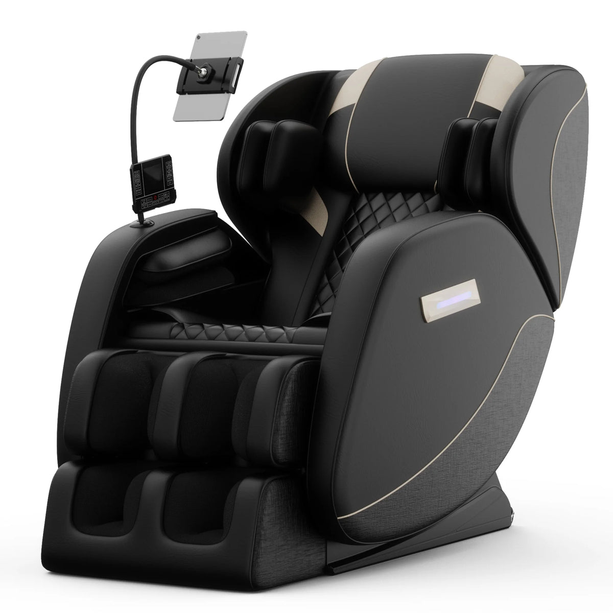 Zero Gravity Full Body Massage Chair with Heat, Airbags, Foot Roller and Touchscreen – Supports up to 180 lbs
