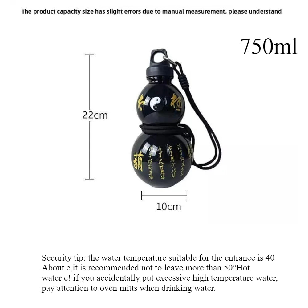 Bouteille d'eau de conception de gourde de 25 Oz, bouteille d'eau de sport Portable réutilisable avec sangle de transport pour garantir que vous avez assez de l'eau