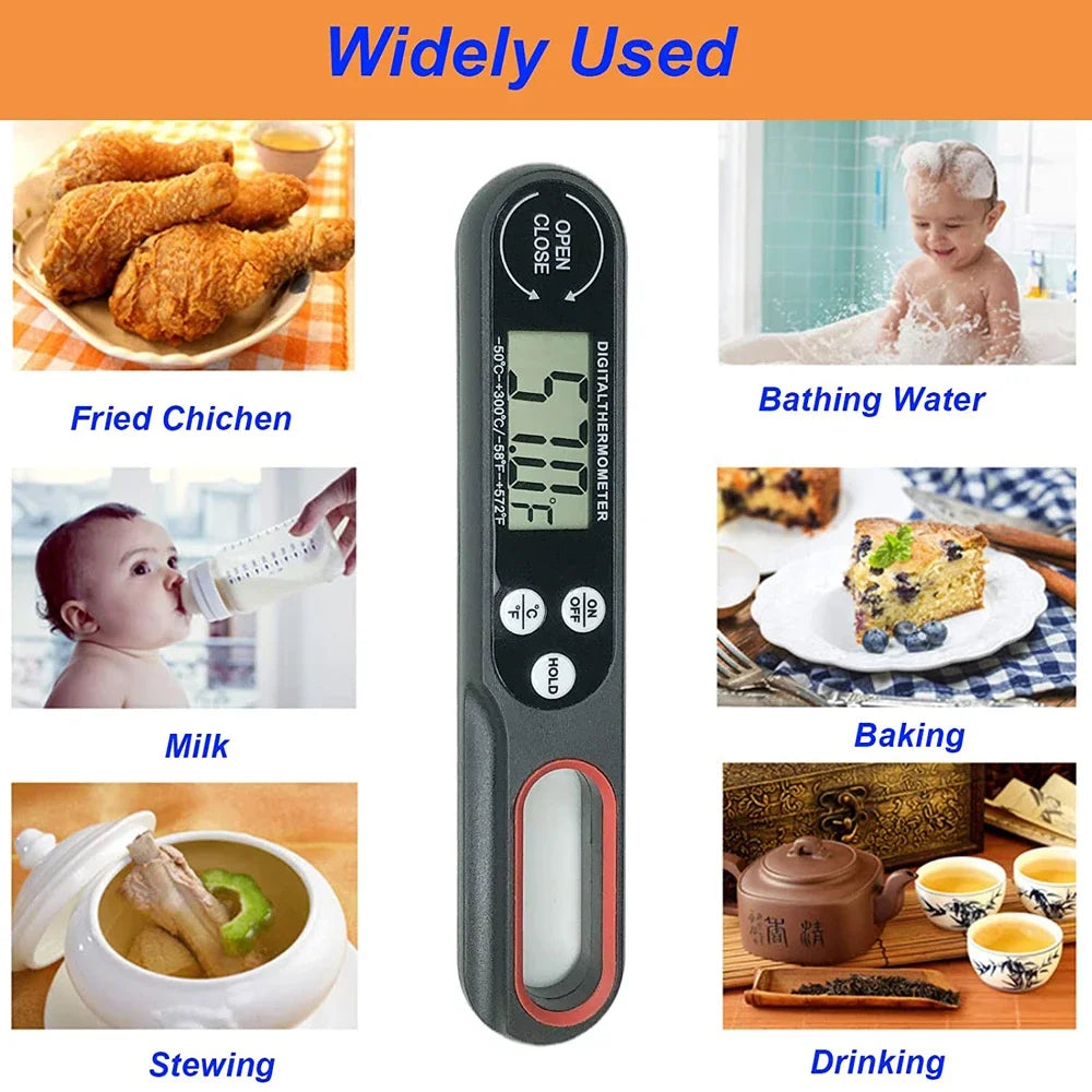 Thermomètre à viande numérique cuisson des aliments cuisine BBQ sonde eau lait huile liquide four cuisson numérique compteur de température