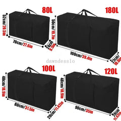 Sacs à bagages mobiles imperméables Extra larges, sac de courses pour linge, sac de voyage pliable, organisateur de couette de grande capacité