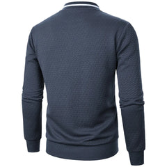 Veste de Baseball pour hommes, Streetwear, nouvelle mode d'automne, vestes décontractées de couleur unie pour hommes, manteau en tissu Jacquard pour hommes