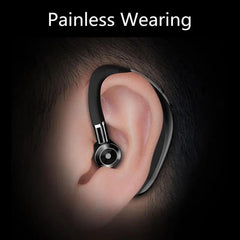 Casque sans fil Bluetooth 5.0 écouteurs HiFi stéréo étanche casque d'affaires écouteur mains libres avec micro pour téléphones intelligents
