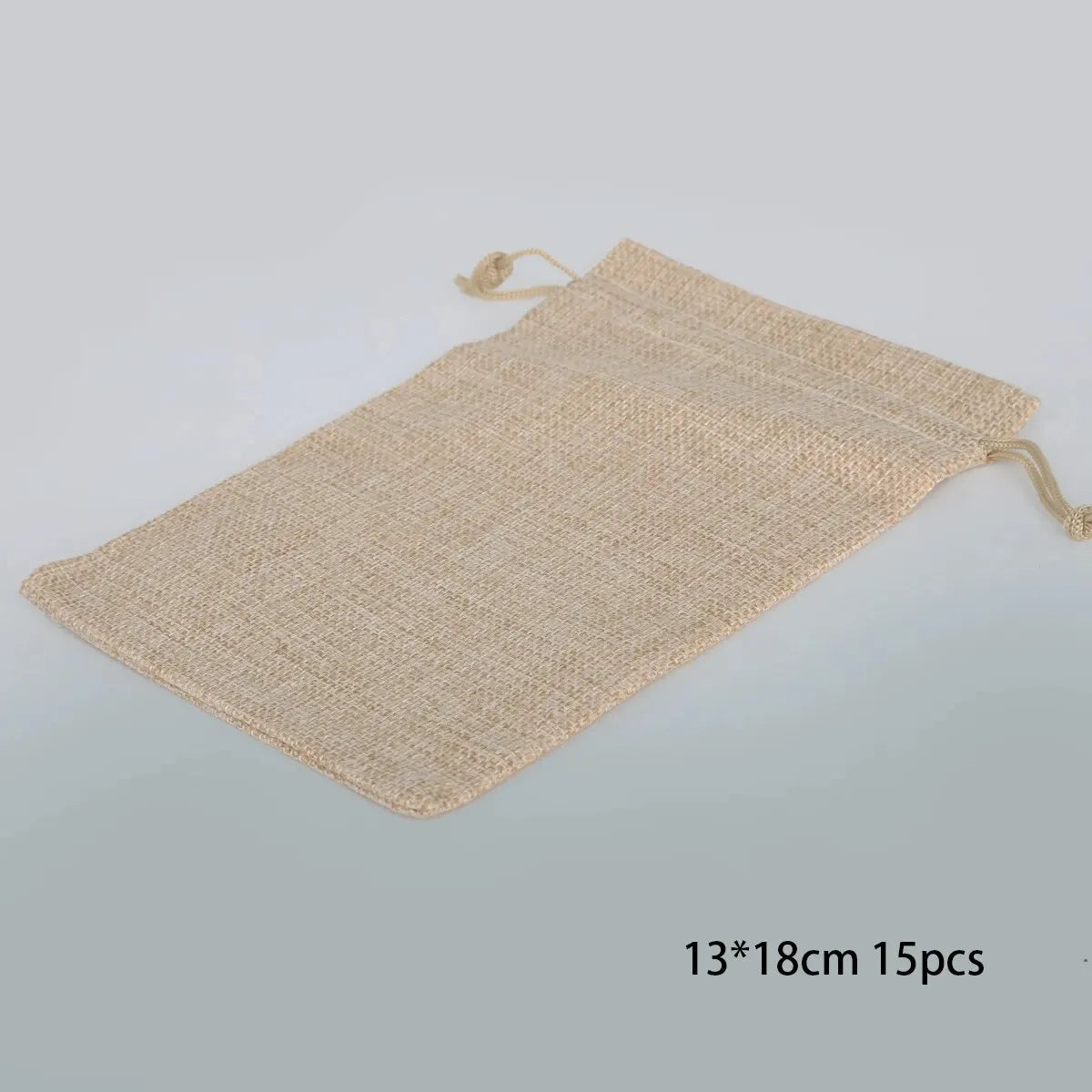 Sac cadeau de poche en coton et chanvre 15-50, sac d'emballage cadeau pour la journée des enfants, emballage de produits de mariage pour bonbons à faire soi-même