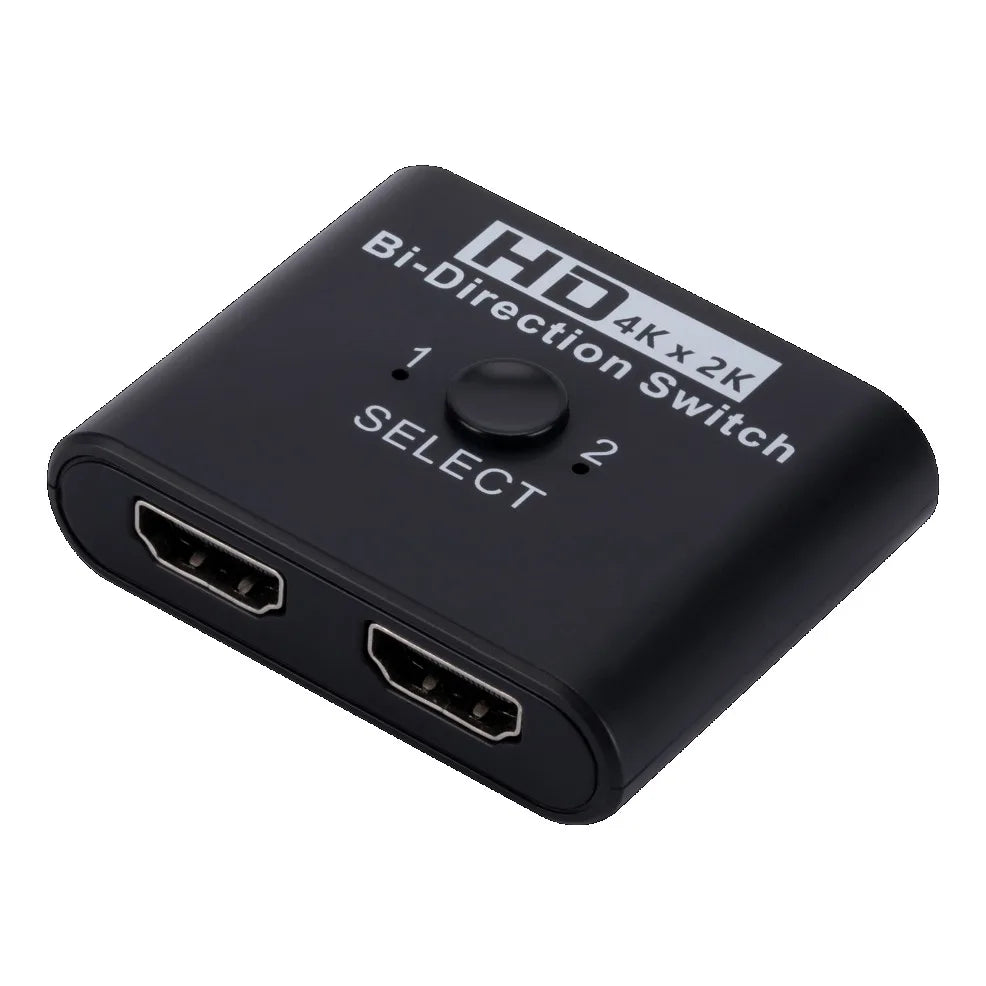 8K 60Hz 4K 120Hz HDMI Switch, 2-Port Bidirectional HDMI Splitter Switch for Laptop, Xbox, PS3/4, TV Box, and Projector/TV Monitoring