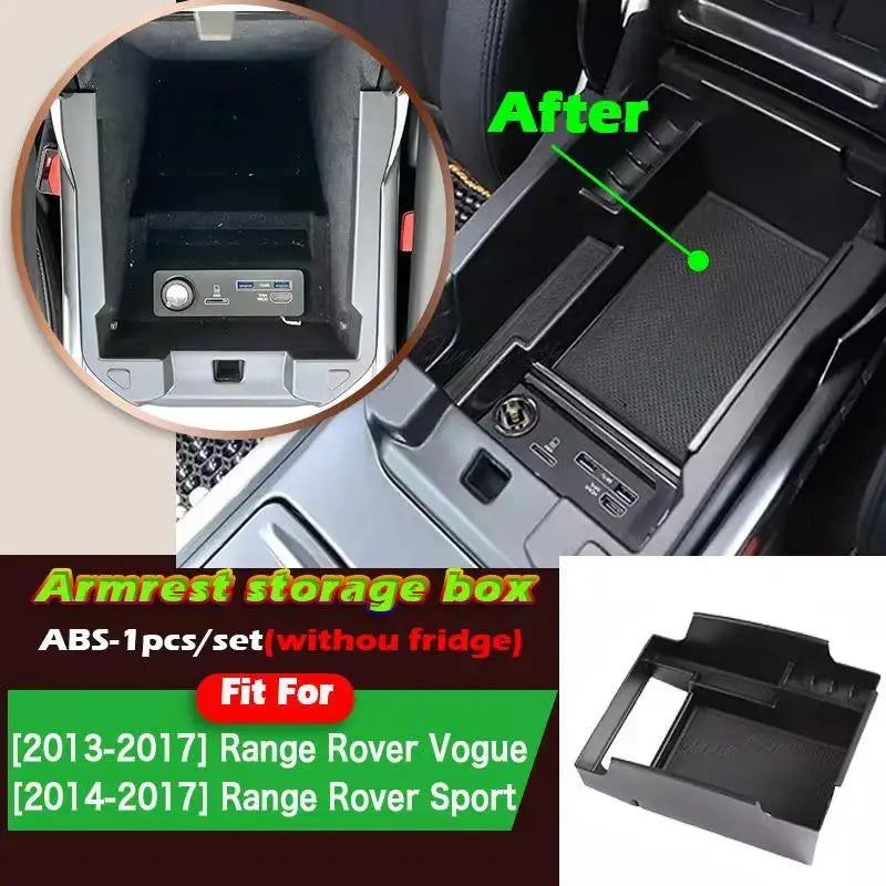 Range Rover-Boîte de rangement pour console centrale de sport, espace bien rangé, valeur d'accoudoir, fournitures de rangement