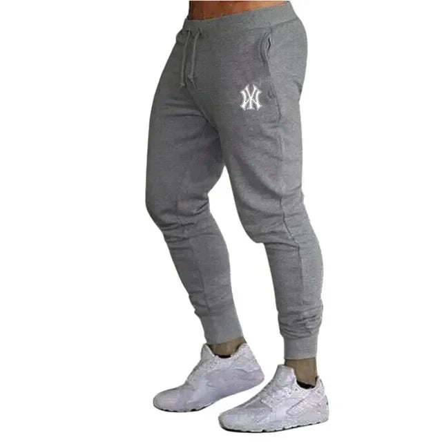 Men's slim fit athletic jogging pants, fitness track pants, sweatpants, Harajuku streetwear, casual summer wear, fjNew
