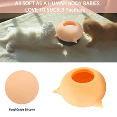 Mangeoire à bulles en silicone pour animaux de compagnie, bol à lait pour chatons et chiots, distributeur de nourriture à cliquetis, 150ml