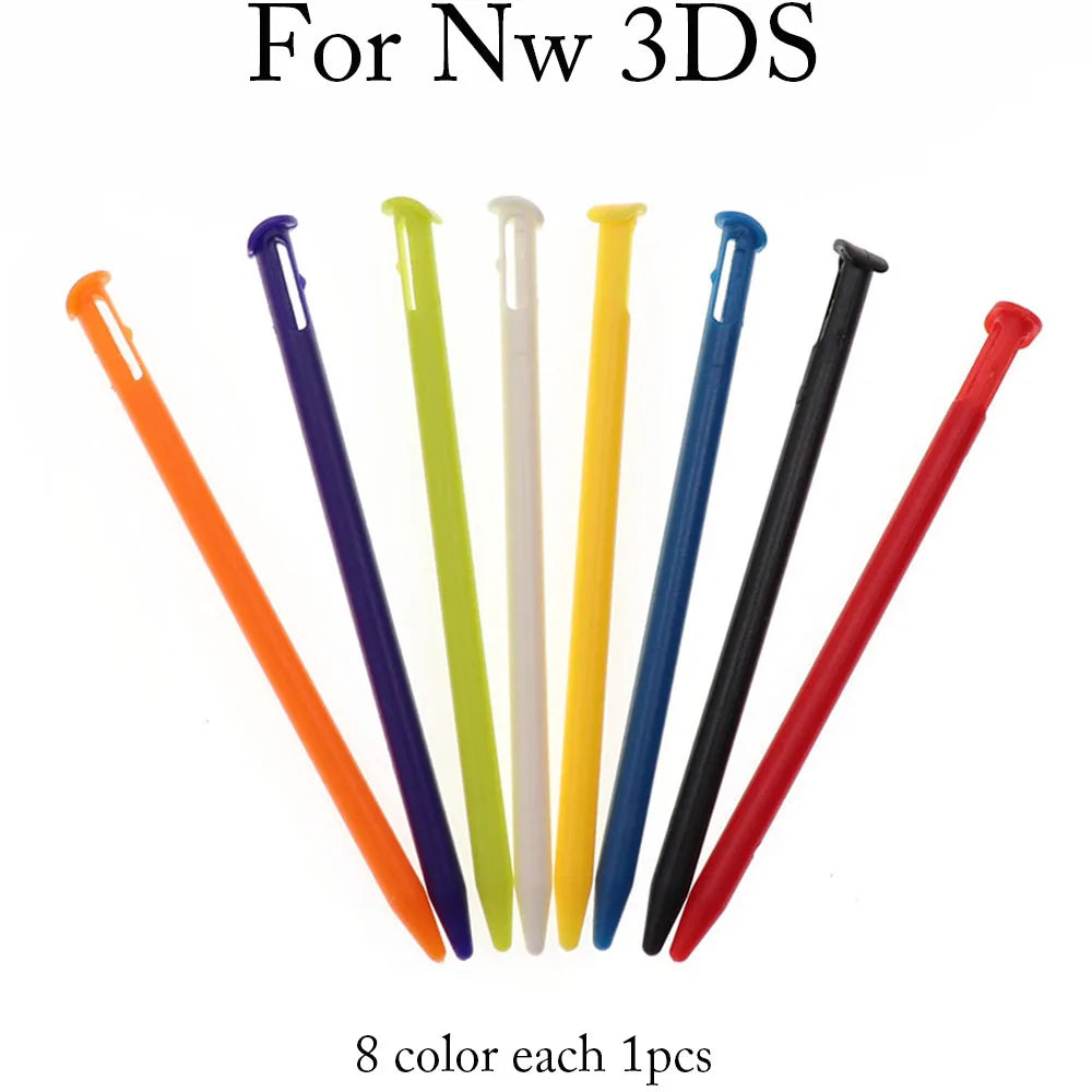 Plastic and metal touchscreen stylus, 1 set, for game consoles, compatible with Nintendo DS, Nintendo DS, Wii U, 2DS, 3DS XL, New 3DS XL, New 2DS XL