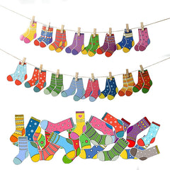 Matériel Montessori pour tout-petits, jouets de bricolage, chaussettes, tri des couleurs, jeux assortis, jouets d'apprentissage éducatif précoce, outils pédagogiques préscolaires