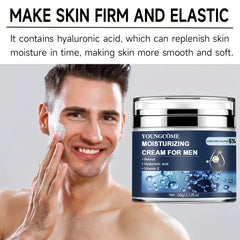 Crème hydratante au collagène pour hommes au rétinol et vitamines, réparation Anti-rides, estompe les ridules, soin du visage à l'acide hyaluronique