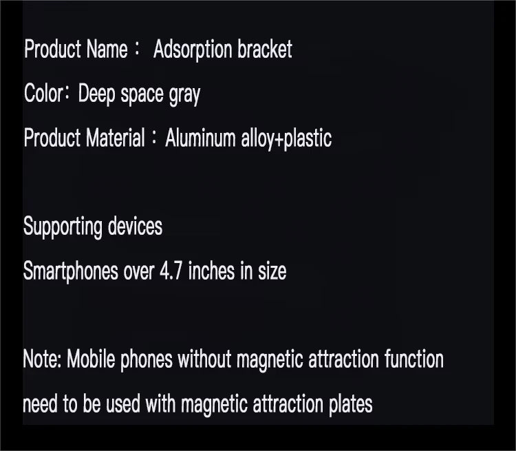 Support de téléphone magnétique pour voiture 360 °   Aspiration sous vide électrique pliante rotative pour support de Streaming de cuisine de gymnase de Navigation de voiture