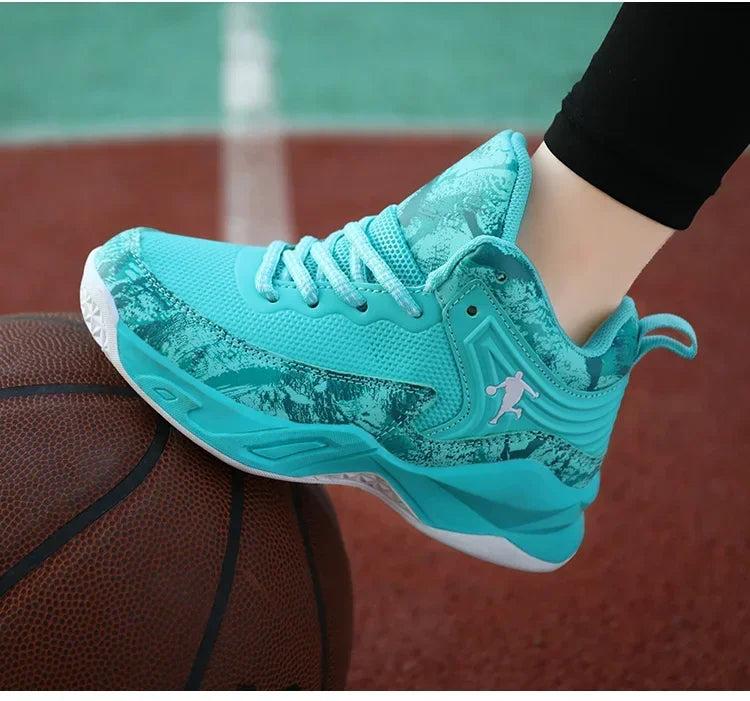 2025 chaussures de Basket-ball pour enfants baskets nouveaux garçons marque semelle épaisse antidérapant enfants chaussures de sport enfant garçon Basket formateur chaussures