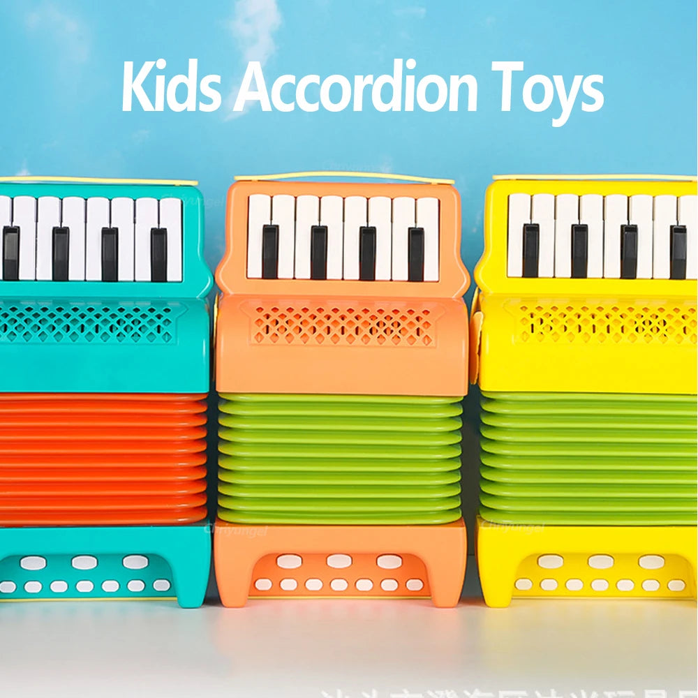 Jouet accordéon pour tout-petits, Instrument de musique, jouets éducatifs, cadeaux de développement d'intérêt musical pour enfants, garçons et filles