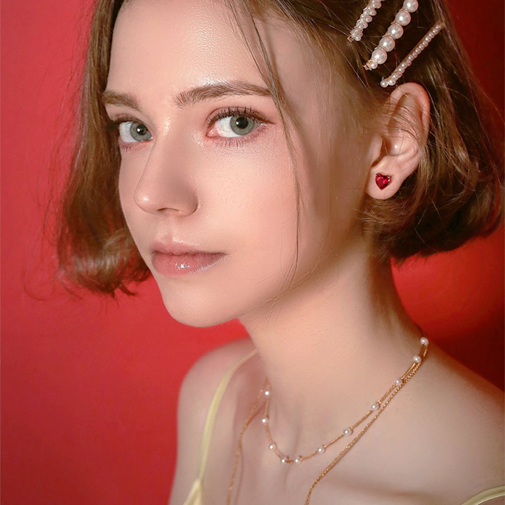 Effie Queen 925 boucles d'oreilles en argent Sterling pierre de naissance pour femmes AAA Zircon cubique 12 couleurs boucles d'oreilles mode fille bijoux SE84