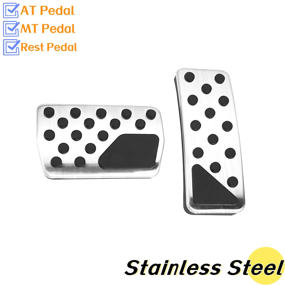 Couvercle de pédale de frein à gaz, 2 pièces, accessoires de voiture, pour Jeep Grand Cherokee Dodge Durango 2011 2012 2013 2014 2015 2016 2017 2018