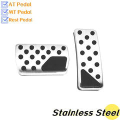 Couvercle de pédale de frein à gaz, 2 pièces, accessoires de voiture, pour Jeep Grand Cherokee Dodge Durango 2011 2012 2013 2014 2015 2016 2017 2018