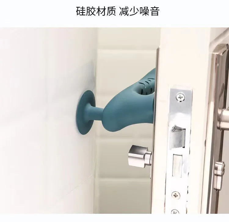 Butoir de porte poignée de porte protecteur poignées de porte étui Silicone bouton de porte couverture sécurité enfant bébé pare-chocs accessoires pour la maison