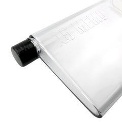 Bouteille d'eau De 750ml, bouteille De sport plate en cristal, verres transparents, bouilloire en plastique, tasse Portable Jarra De Agua