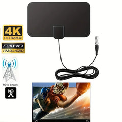 Antenne de télévision numérique 4K 1080p pour Smart TV, dernière antenne HD Portable 2023, Support intérieur