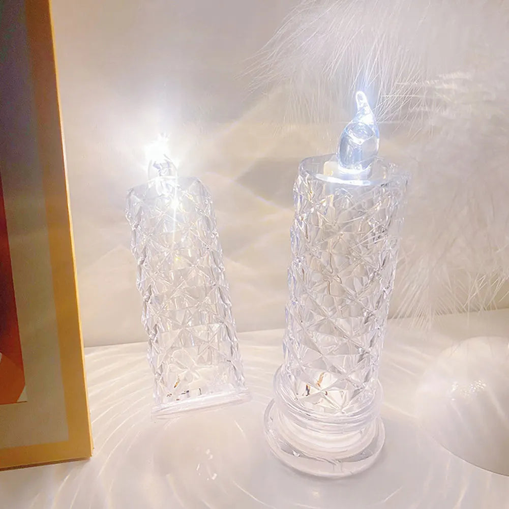 Bougie LED sans flamme avec batterie 62, lampe d'ambiance pour fêtes à la maison, mariages et décoration de la chambre, veilleuses