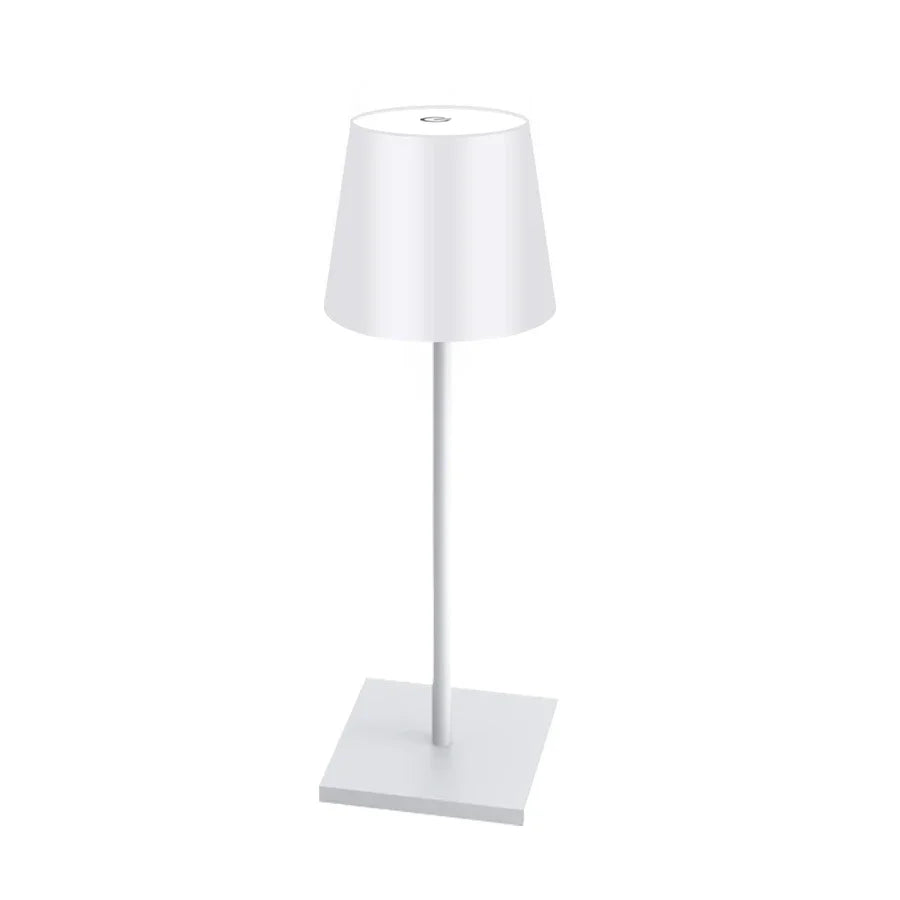 LED lampe de bureau Usb lampe de Table Rechargeable sans fil tactile 3 couleurs bureau veilleuse Bar Restaurant créatif lumière ambiante décor