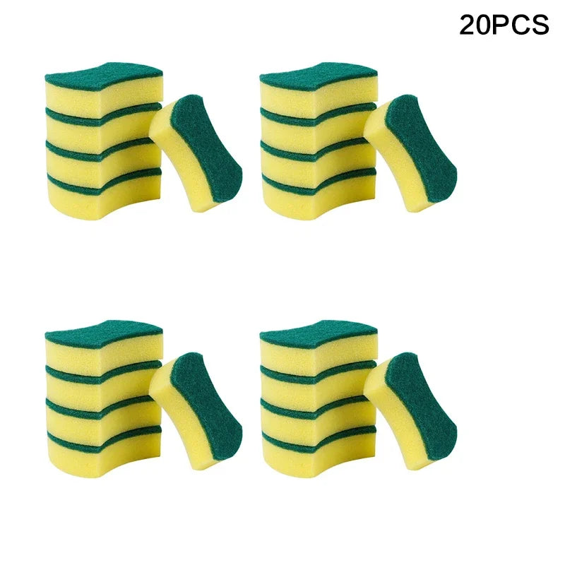 20/30 pièces éponge à vaisselle cuisine Nano émeri magique propre frotter Pot rouille taches focales éponge enlevant Kit brosse de nettoyage éponges