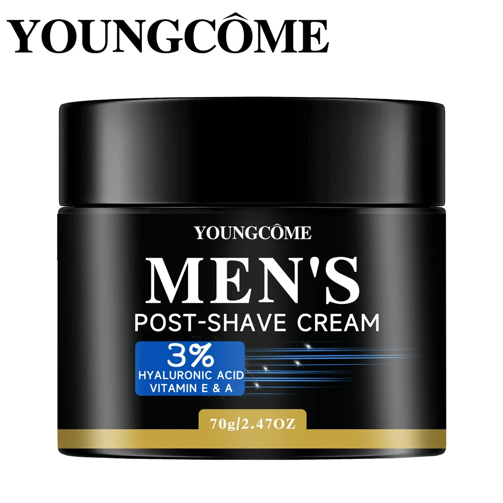YOUNGCÃME Après-rasage pour hommes Baume, calme et apaise la peau endommagée, les rougeurs, les brûlures de rasoir et autres irritations de rasage 1,41/2. Fl Oz