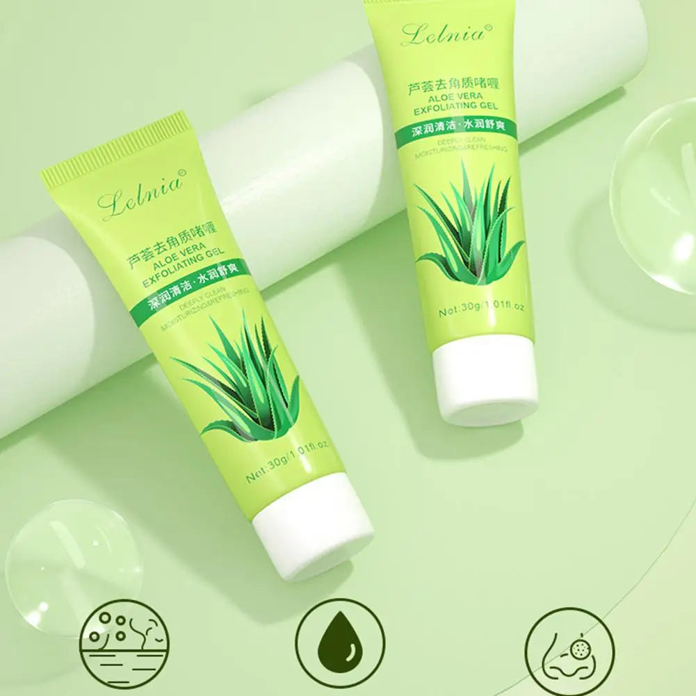 Gel expeatant pour le visage e Vera, gIslande expeatant pour le visage, nettoie, élimine les points noirs, hydrate, rétrécit les pores, soins de la peau, rentabilité, 30g-100g