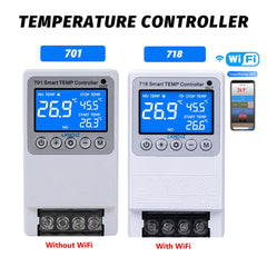 Contrôleur WIFI intelligent de température, Thermostat Constant, interrupteur de contrôle de synchronisation, contrôle du Cycle, Option de tête de capteur Multiple