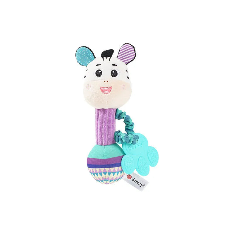 Hochets pour bébé, Animal en peluche doux, poignée à main, jouets pour bébé, Shaker froissé, grinçant, jouets apaisants sensoriels, cadeaux pour tout-petits