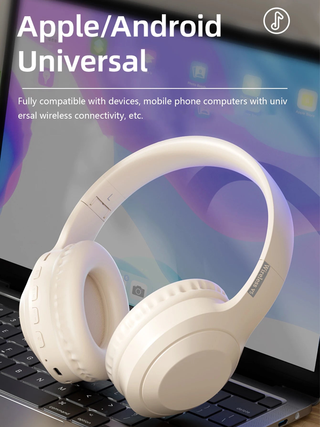 Casque casque sans fil Bluetooth, Jerry 5.0, longue portée, casque sans fil pour jeux de jeu, faible latence