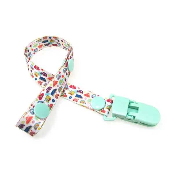 1pc bébé sucette Clips chaîne matériau confortable mignon factice pince titulaire mamelons enfants dessin animé attache-sucette attache-sucette
