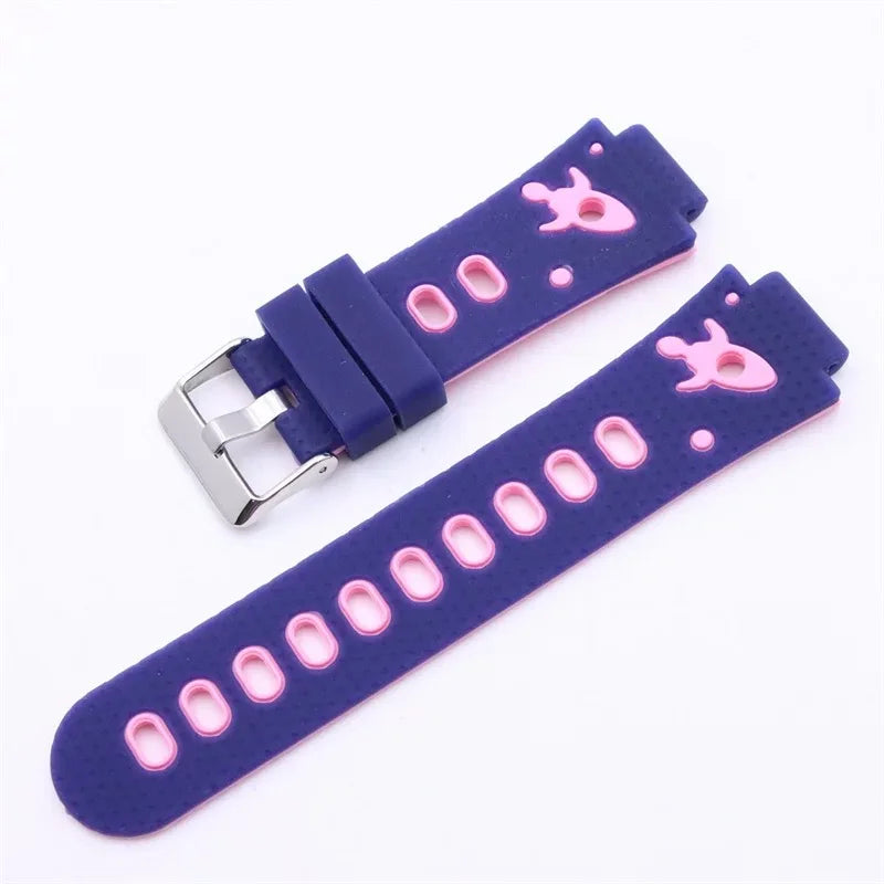 15mm enfants bracelet de montre Smartwatch enfants bracelet en Silicone bracelet de montre étanche bracelet Flexible universel réglable montre ceinture