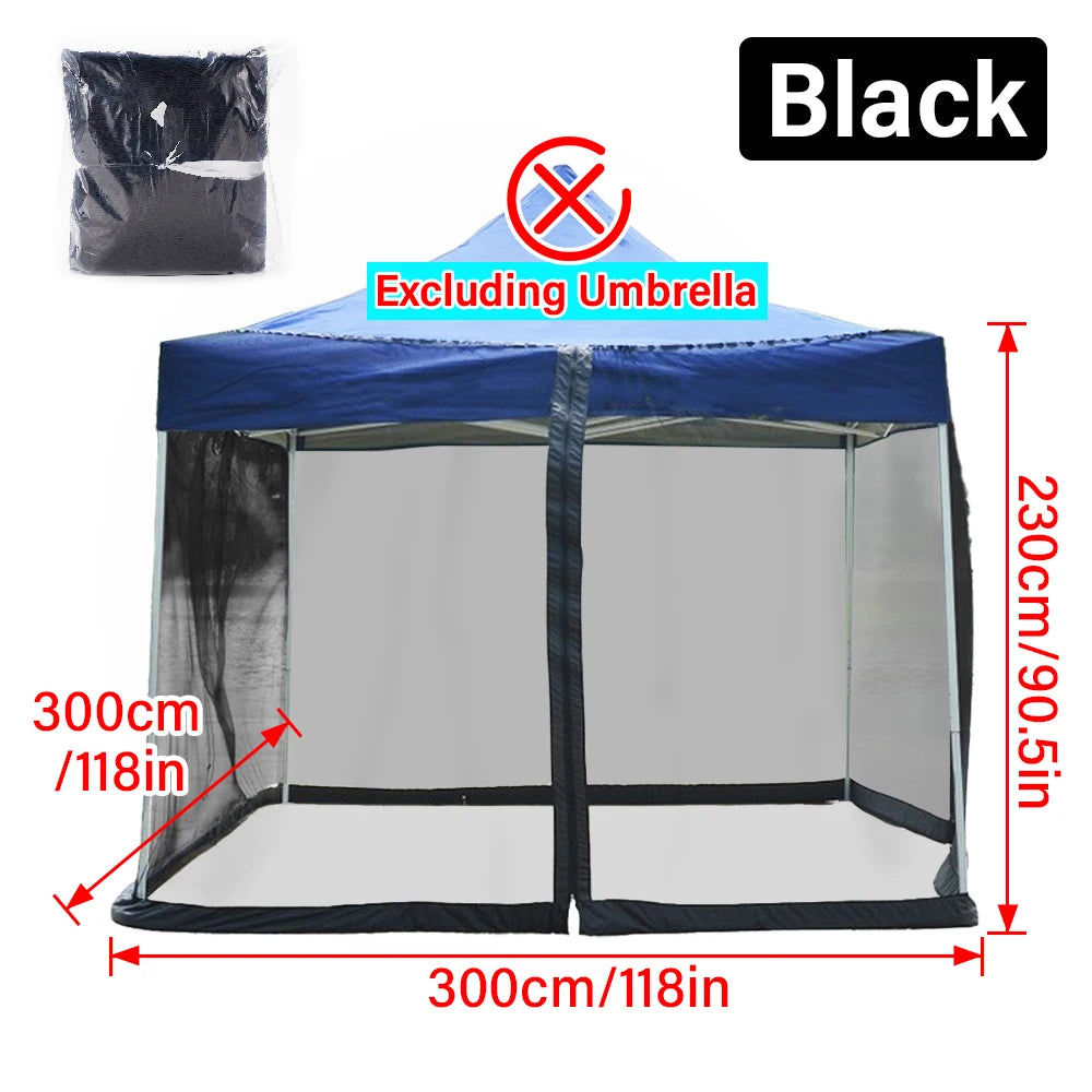 Outdoor camping mosquito net, mesh net for house bed, Roman umbrella, insect repellent, double-door tent protection