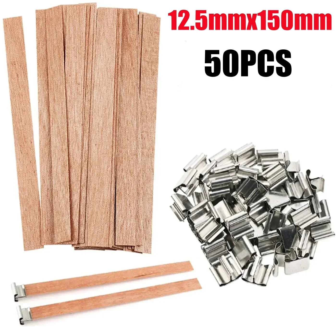 Bougie en cire de soja faite à la main, mèche en bois, bricolage, bougie d'aromathérapie, mèche à Induction unique, bougie en cire de paraffine, Guide d'artisanat