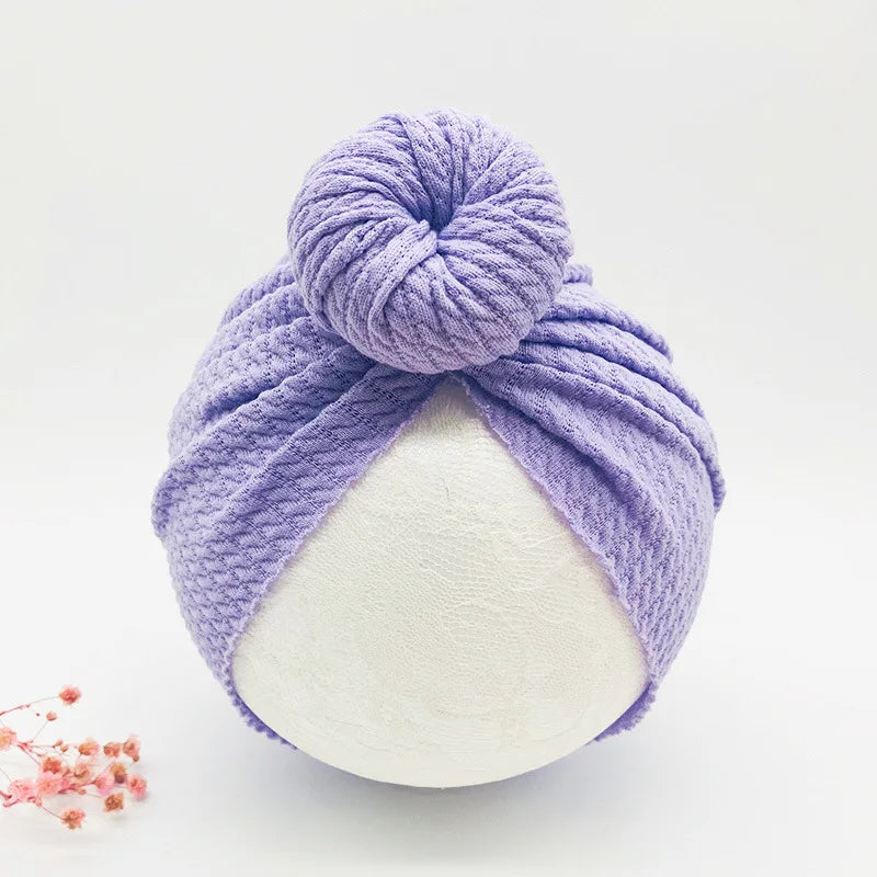 Chapeaux noués pour bébé fille, Bonnet avec nœud, Turban pour bébé, accessoires de tête pour nouveau-né, chapeau d'hiver, Bonnet chaud pour mère et enfant