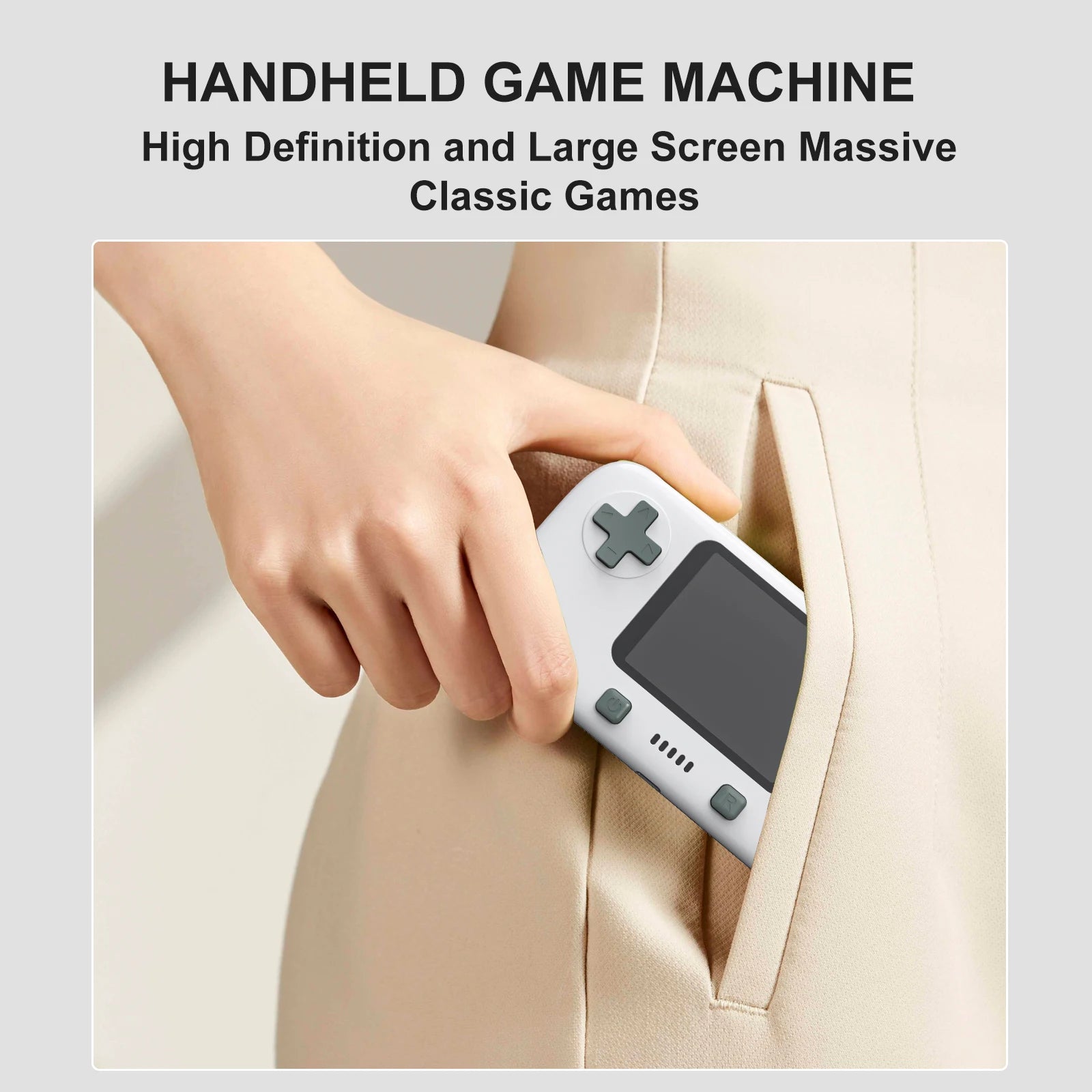 GAMINJA GC76 400 in 1 Classic Games Handheld Portable Game Console 2.8 inch Video Game Console Portable Game for Kids Gift